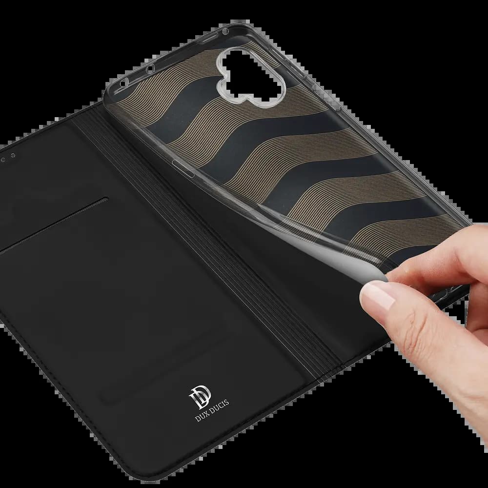 Housse folio Samsung Galaxy Xcover 7 Pro porte-carte – Dux Ducis Skin Pro Noir - Vue 20