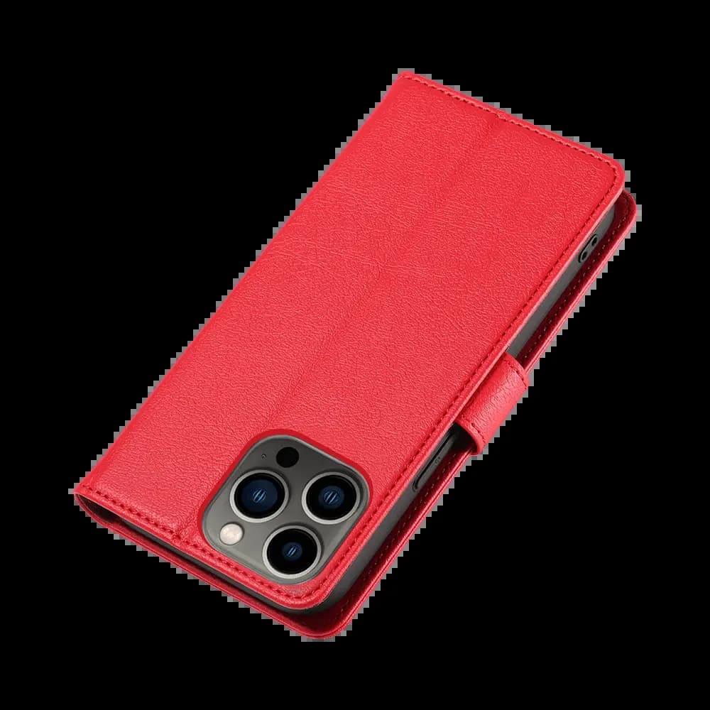 Housse folio anti-RFID iPhone 12 Pro Max – PROTECT IP011 Rouge - Vue 36