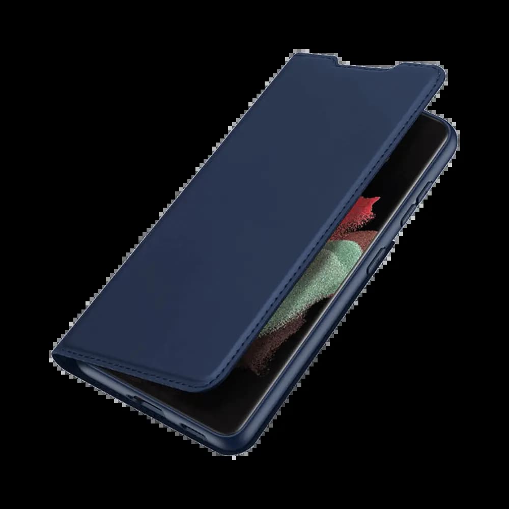Housse folio Samsung Galaxy S21 Ultra porte-carte – Dux Ducis Skin Pro Noir - Vue 5