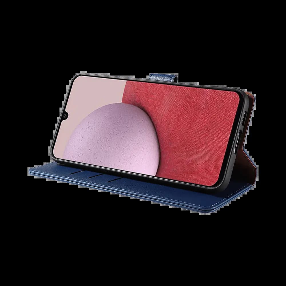 Housse folio anti-RFID Samsung Galaxy A14 5G – PROTECT IP011 Bleu Marine - Vue 13