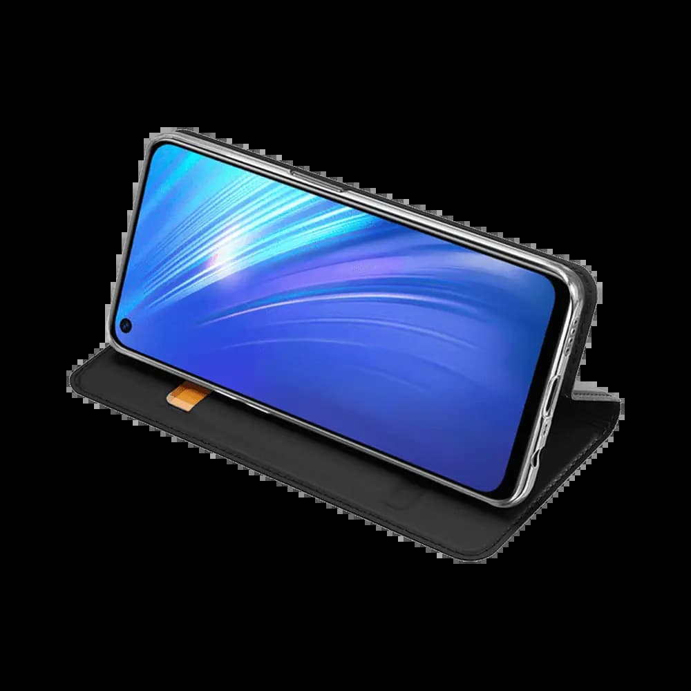 Housse folio Realme 6 porte-carte – Dux Ducis Skin Pro Noir - Vue 16