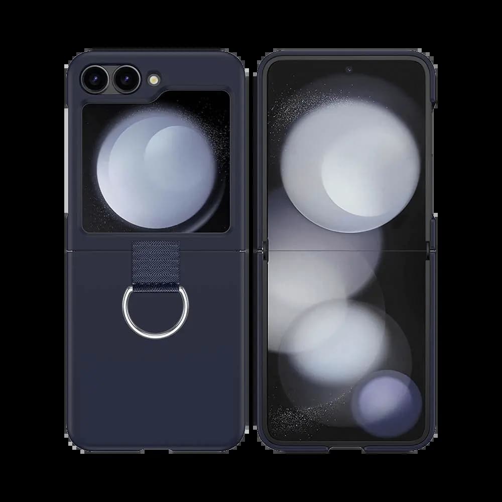 Coque de Protection avec Anneau Z-FL2 Samsung Galaxy Z Flip 6 5G Bleu - Vue 3