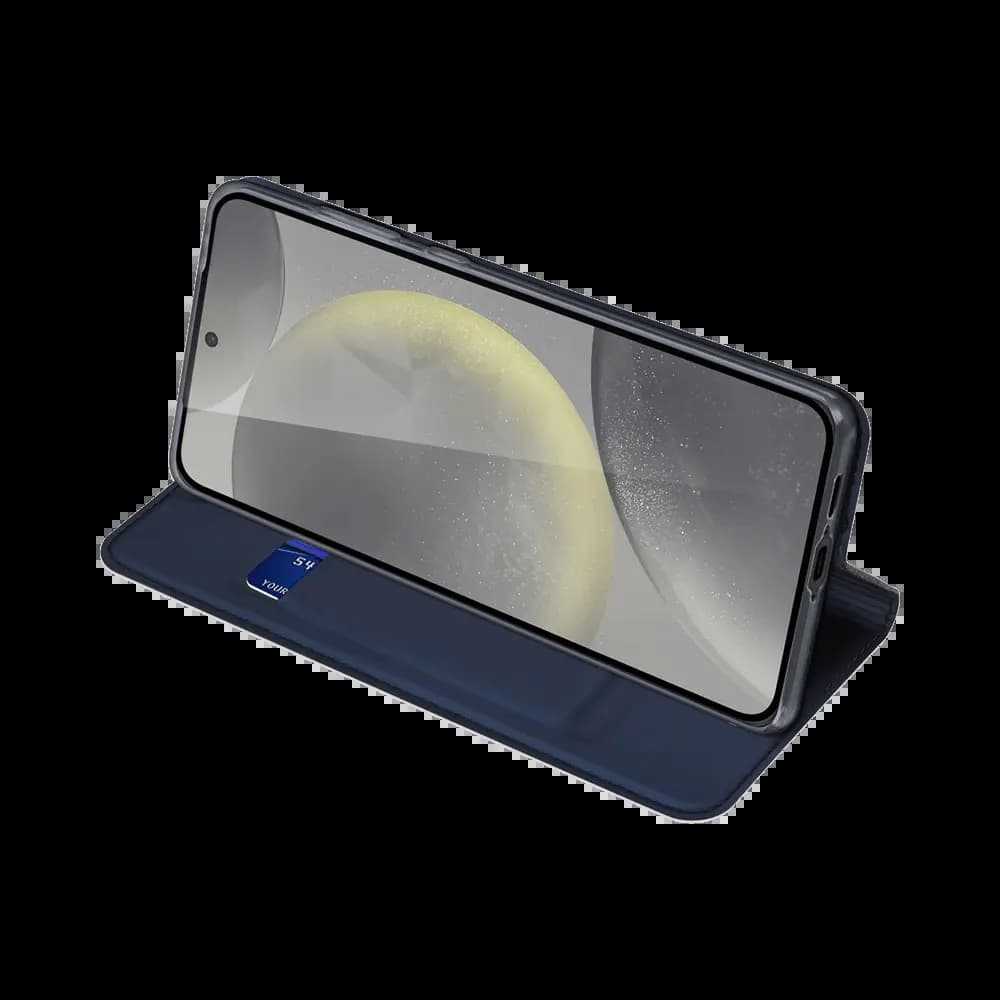 Housse folio Samsung Galaxy S24 FE porte-carte – Dux Ducis Skin Pro Bleu - Vue 5
