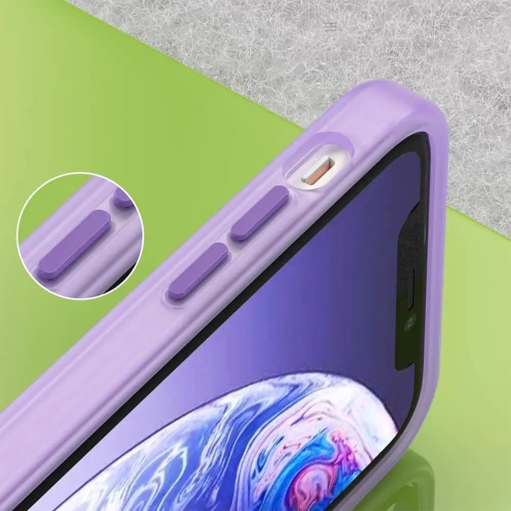 Coque MagSafe bi-matière – iPhone 11 – PROTECT MF-006 Violet Foncé - Vue 7