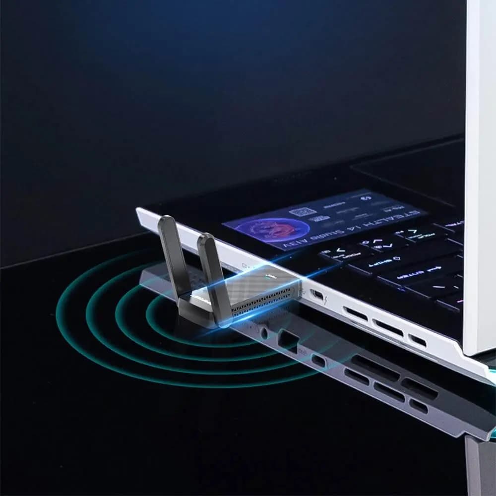 Clé Wifi 6 1800 Mbps double antenne - Comfast CF-952AX V2 - Vue 70