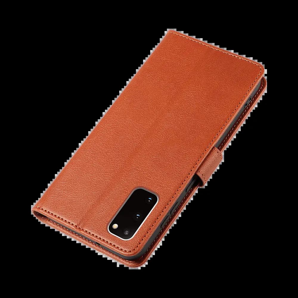 Housse folio anti-RFID Samsung Galaxy S20 FE – PROTECT IP011 Marron - Vue 36