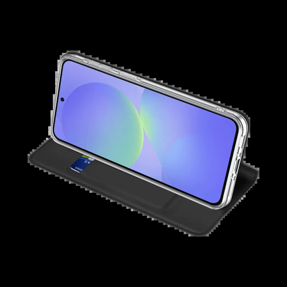 Housse folio Samsung Galaxy A37 5G porte-carte – Dux Ducis Skin Pro Bleu - Vue 5