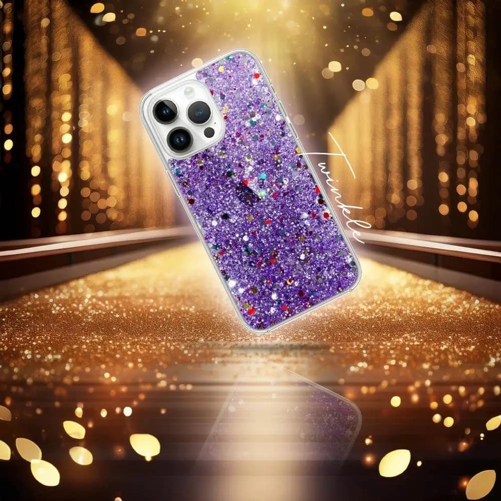 Coque de Protection Twinkle JMGOKIT pour Apple iPhone 16 Pro Violet - Vue 3