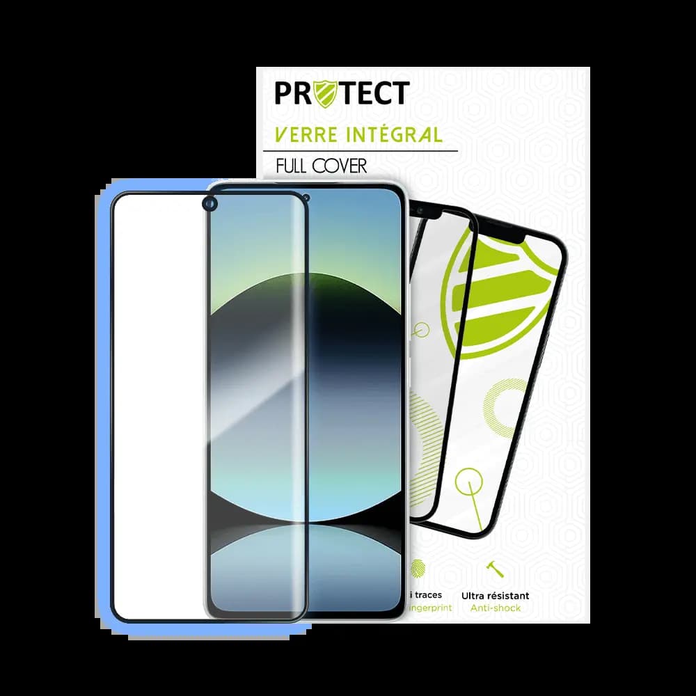 Verre trempé intégral 5D 9H – protection écran Xiaomi Redmi Note 14 5G – PROTECT Noir - Vue 24