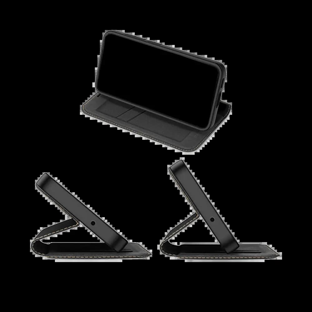 Housse folio avec porte-cartes + support Samsung Galaxy S23+ 5G – Dux Ducis Skin X2 Noir - Vue 3