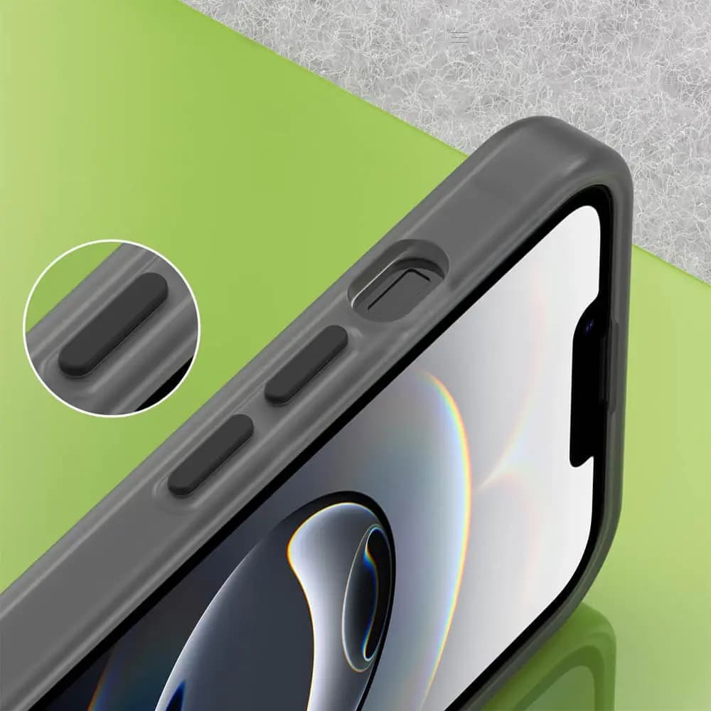 Coque MagSafe iPhone 16e / iPhone 17e bi-matière – PROTECT MF-006 Noir - Vue 7