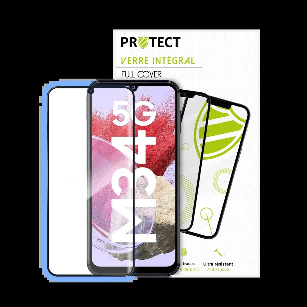 Verre trempé intégral 5D 9H – protection écran Samsung Galaxy M34 5G – PROTECT Noir - Vue 24