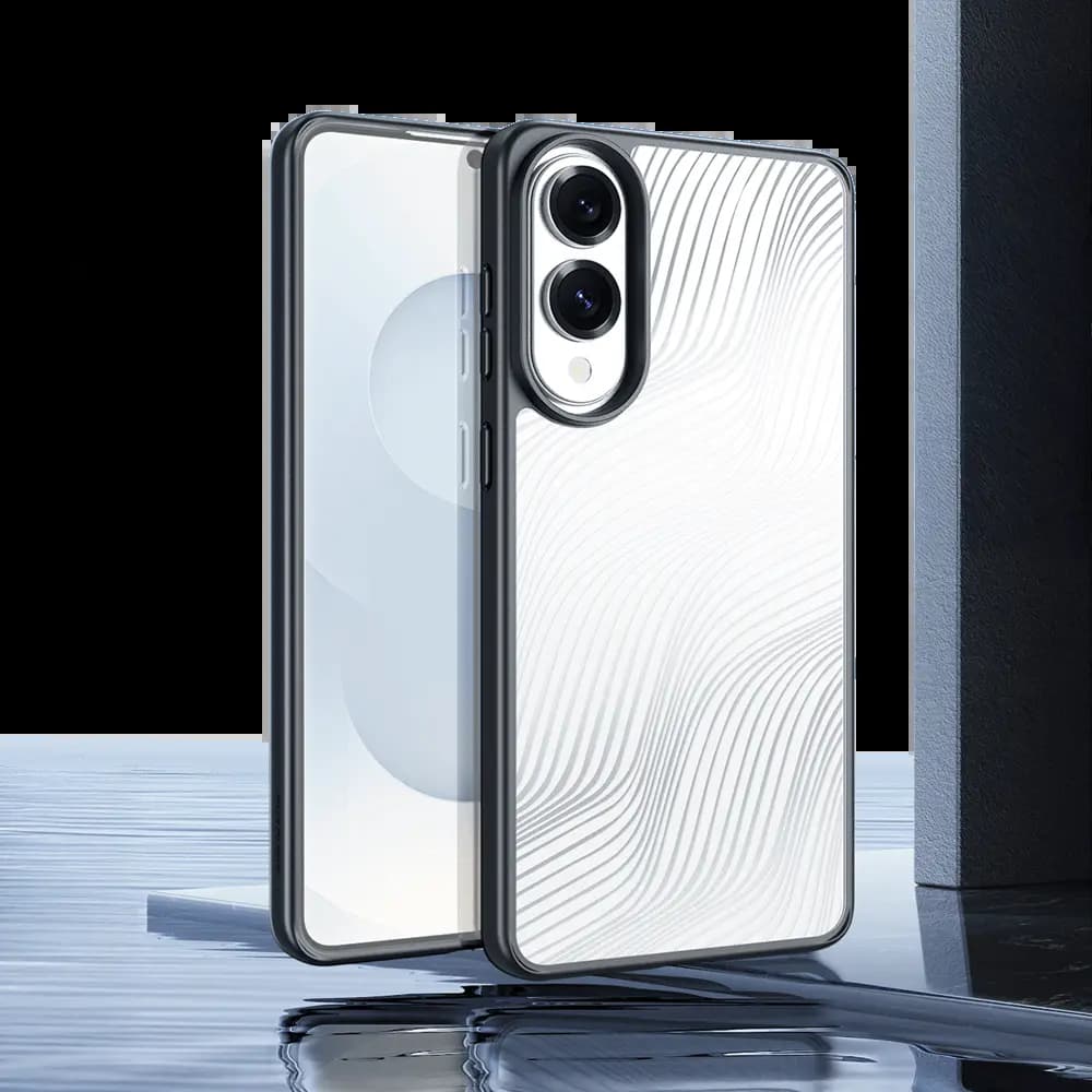 Coque anti-chocs finition mate – Samsung Galaxy S25 Edge – Dux Ducis Aimo Noir - Vue 5