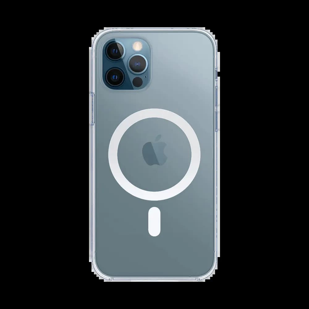 Coque transparente silicone MagSafe – iPhone 12 / 12 Pro  - Vue 12