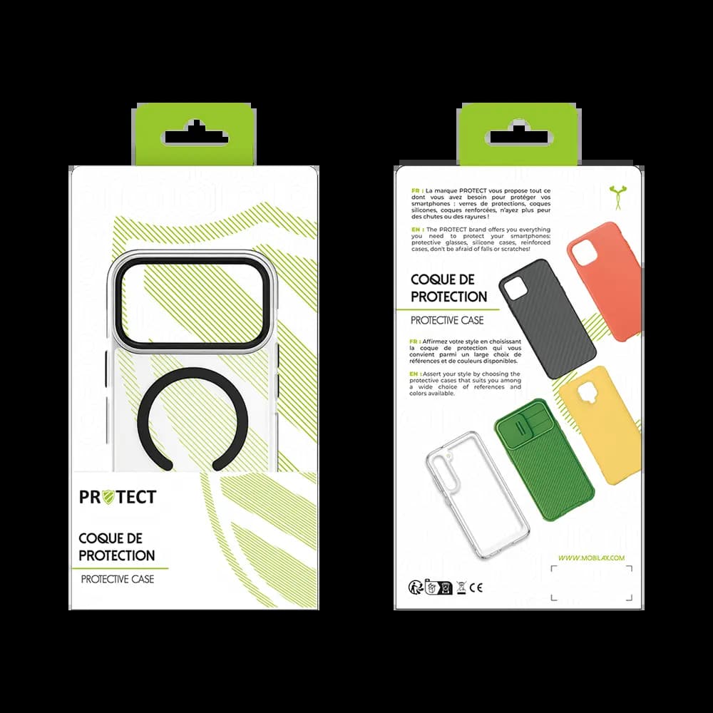 Coque MagSafe antichoc iPhone 17 Pro – PROTECT MS01 Noir - Vue 12