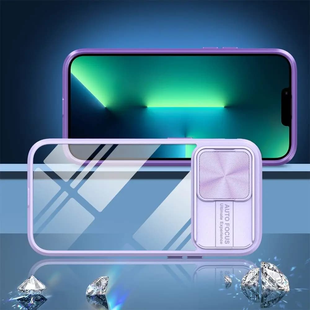 Coque avec cache caméra – iPhone 13 Pro – PROTECT IE027 Violet - Vue 4