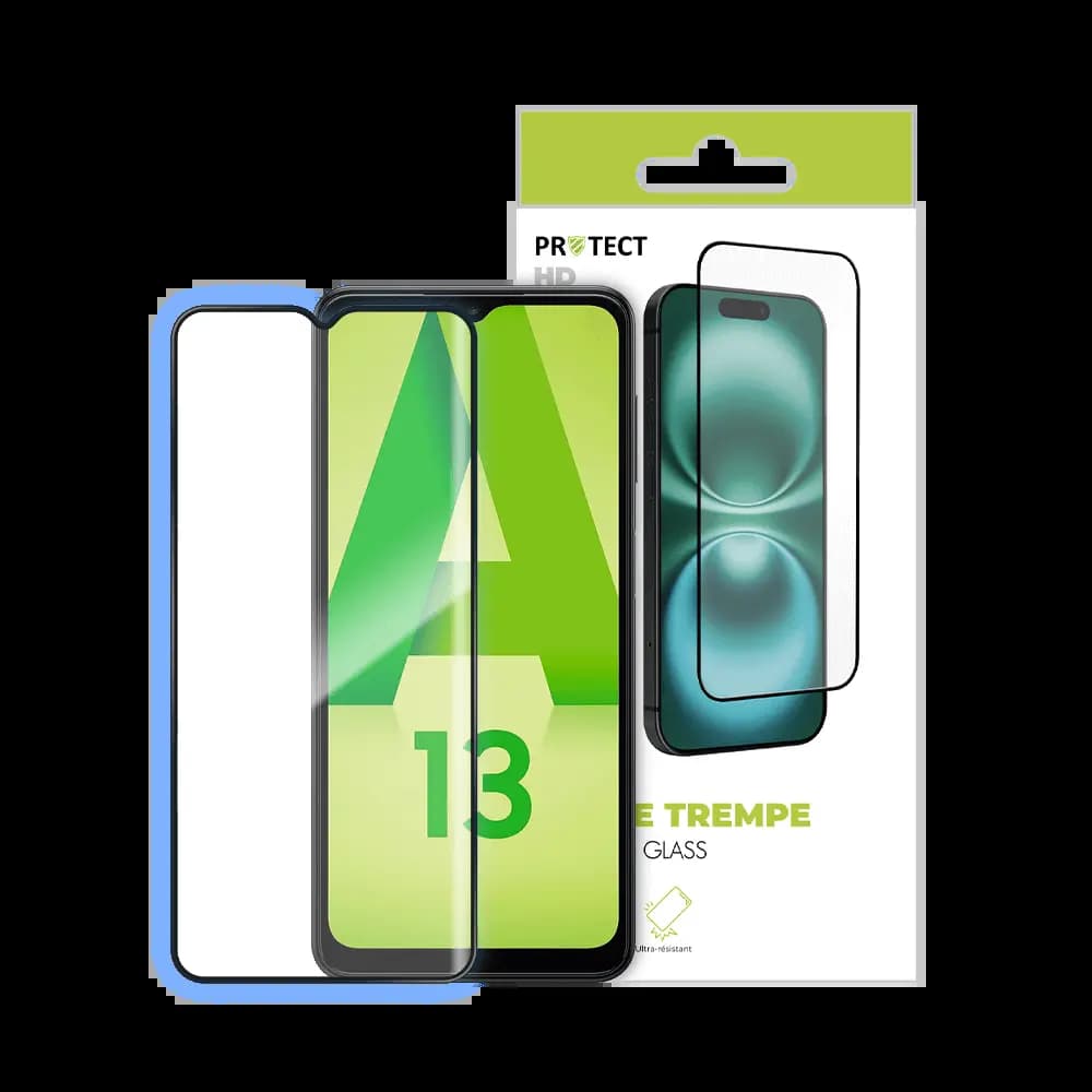 Verre trempé Samsung Galaxy A13 4G - protection écran 9H - PROTECT Transparent - Vue 24