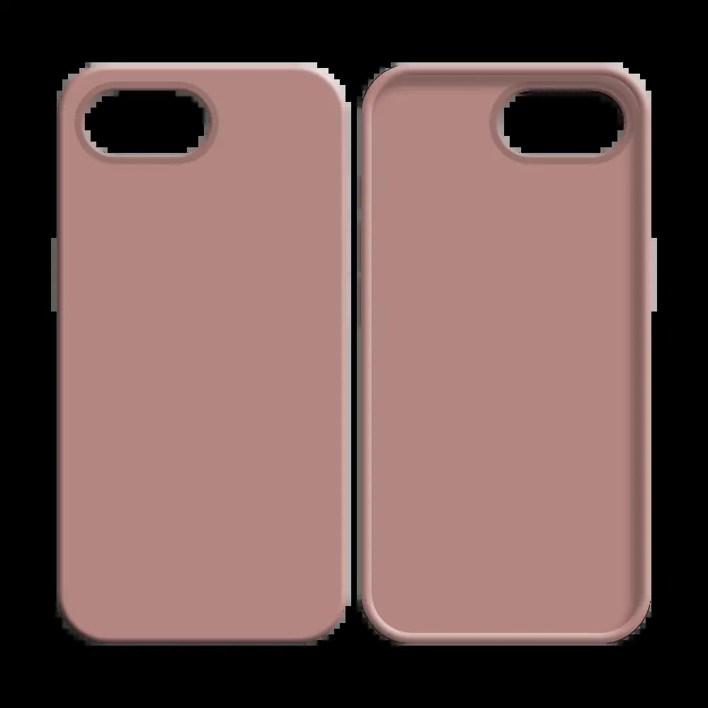 Coque silicone iPhone 16e / iPhone 17e - Rose - Vue 8
