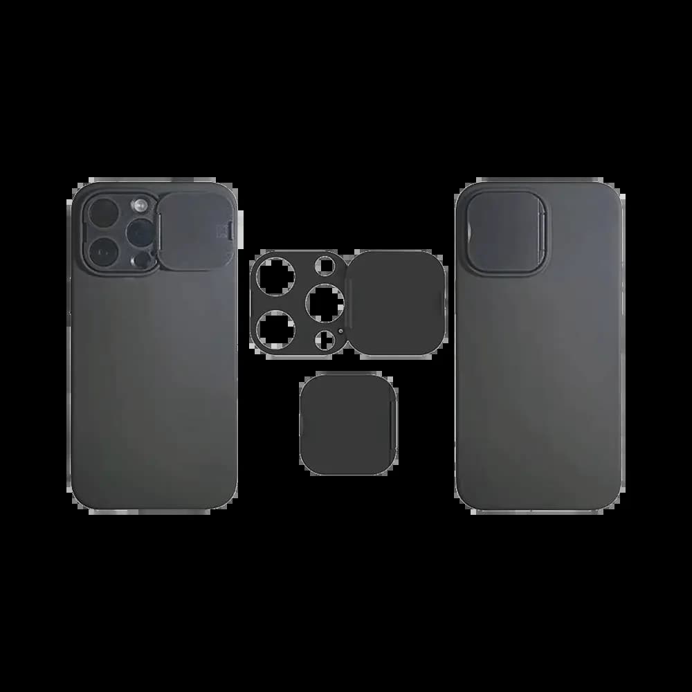 Protection lentille caméra iPhone 15 Pro / 15 Pro Max - Noir - Vue 12