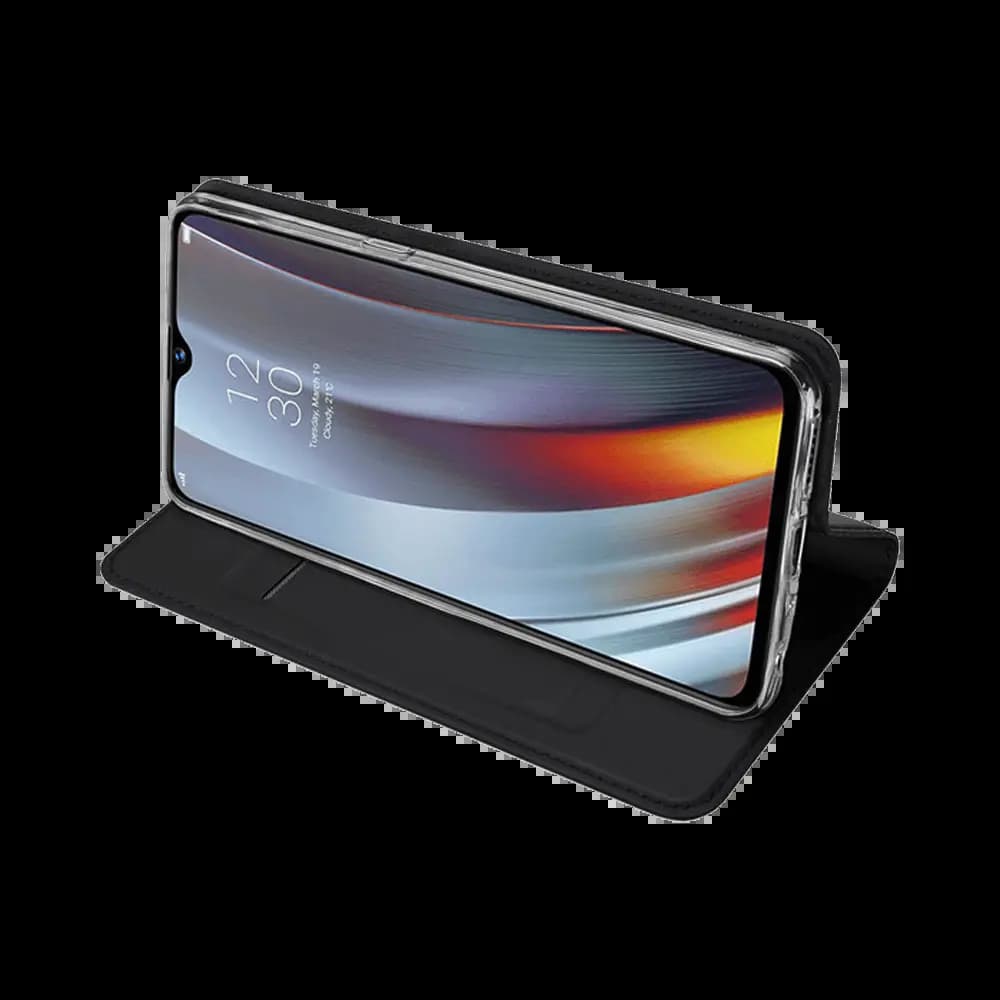 Housse folio OPPO Reno3 Pro porte-carte – Dux Ducis Skin Pro Noir - Vue 16