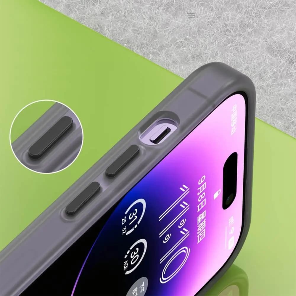 Coque MagSafe bi-matière – iPhone 14 Pro – PROTECT MF-006 Noir  - Vue 7