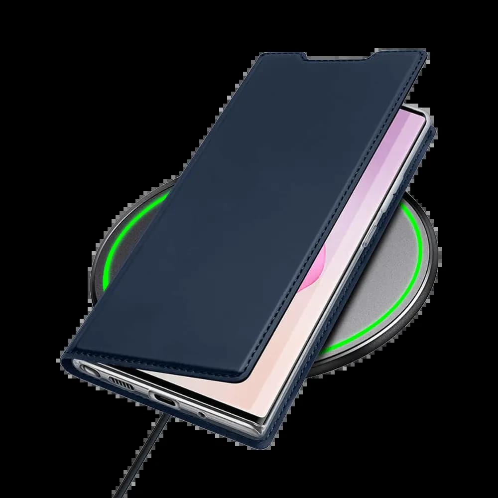 Housse folio Samsung Galaxy Note 20 Ultra porte-carte – Dux Ducis Skin Pro Bleu - Vue 3