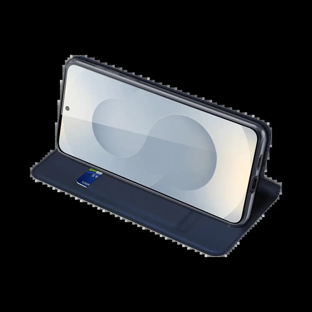 Housse folio Samsung Galaxy S25+ porte-carte – Dux Ducis Skin Pro Rose - Vue 16