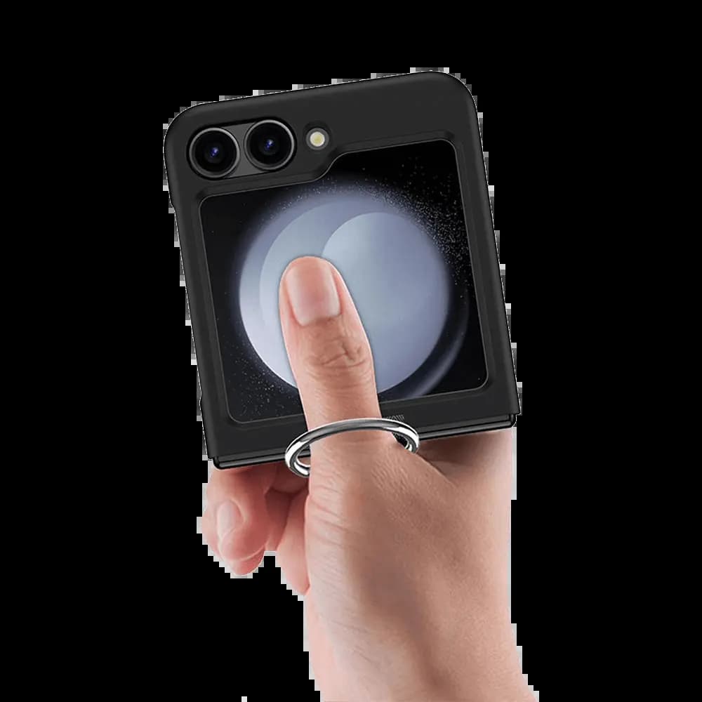 Coque de Protection avec Anneau Z-FL2 Samsung Galaxy Z Flip 6 5G Noir - Vue 9