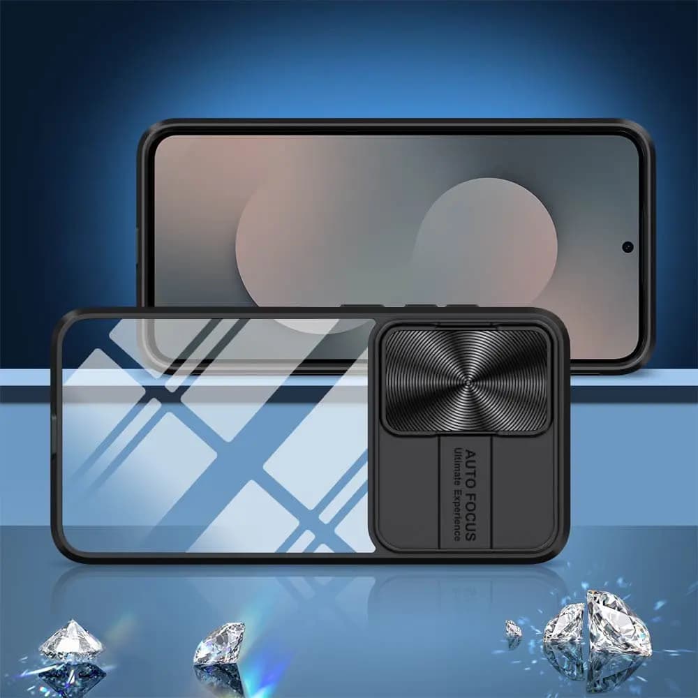 Coque avec cache caméra – Samsung Galaxy S25 FE – PROTECT IE027 Noir - Vue 4