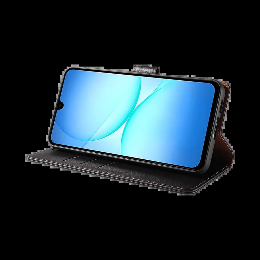 Housse folio anti-RFID Samsung Galaxy A17 5G – PROTECT IP011 Noir - Vue 17