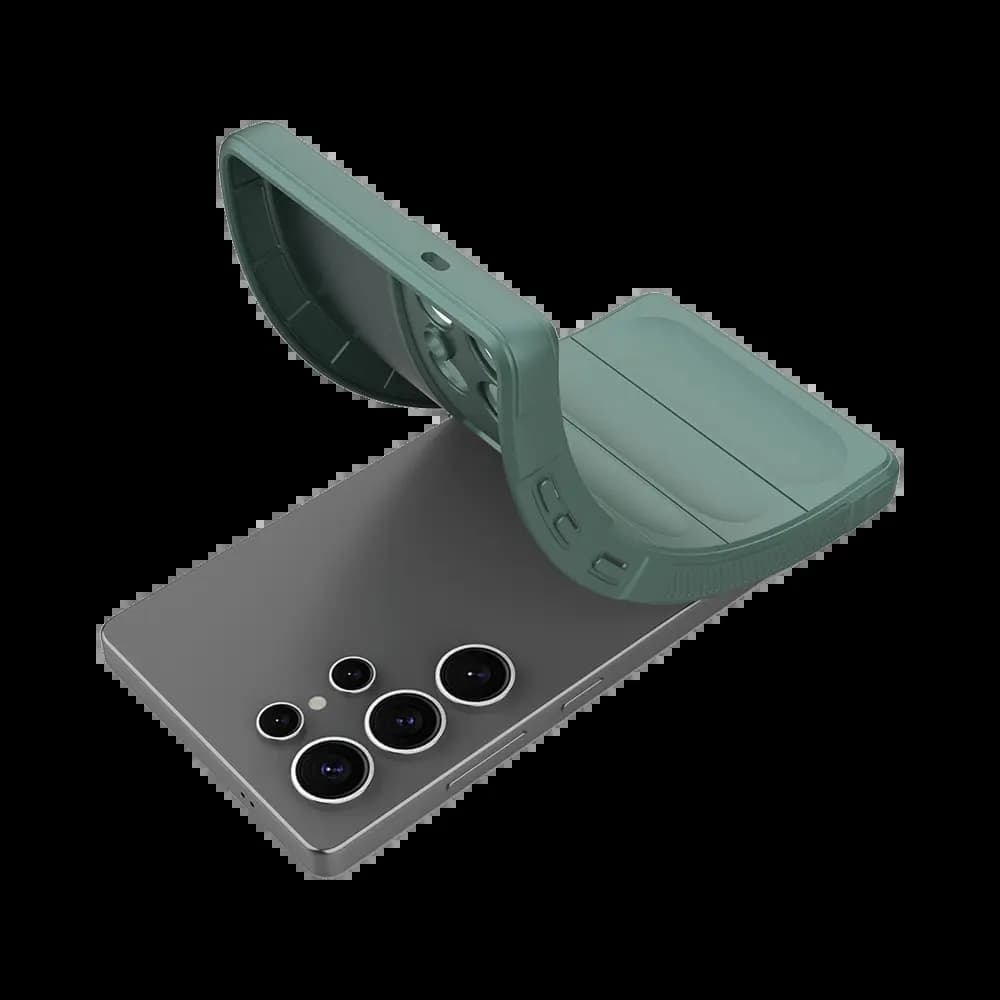 Coque de protection antichoc renforcée – Samsung Galaxy S25 Ultra – PROTECT IX008 Vert Foncé - Vue 5