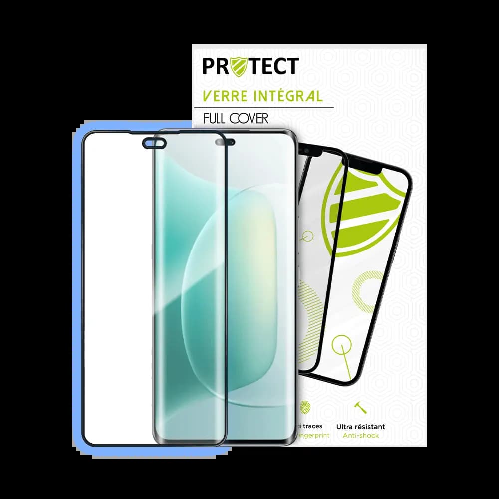 Verre trempé intégral 5D 9H – protection écran compatible Honor 300 Pro / 300 Ultra – PROTECT Noir - Vue 24