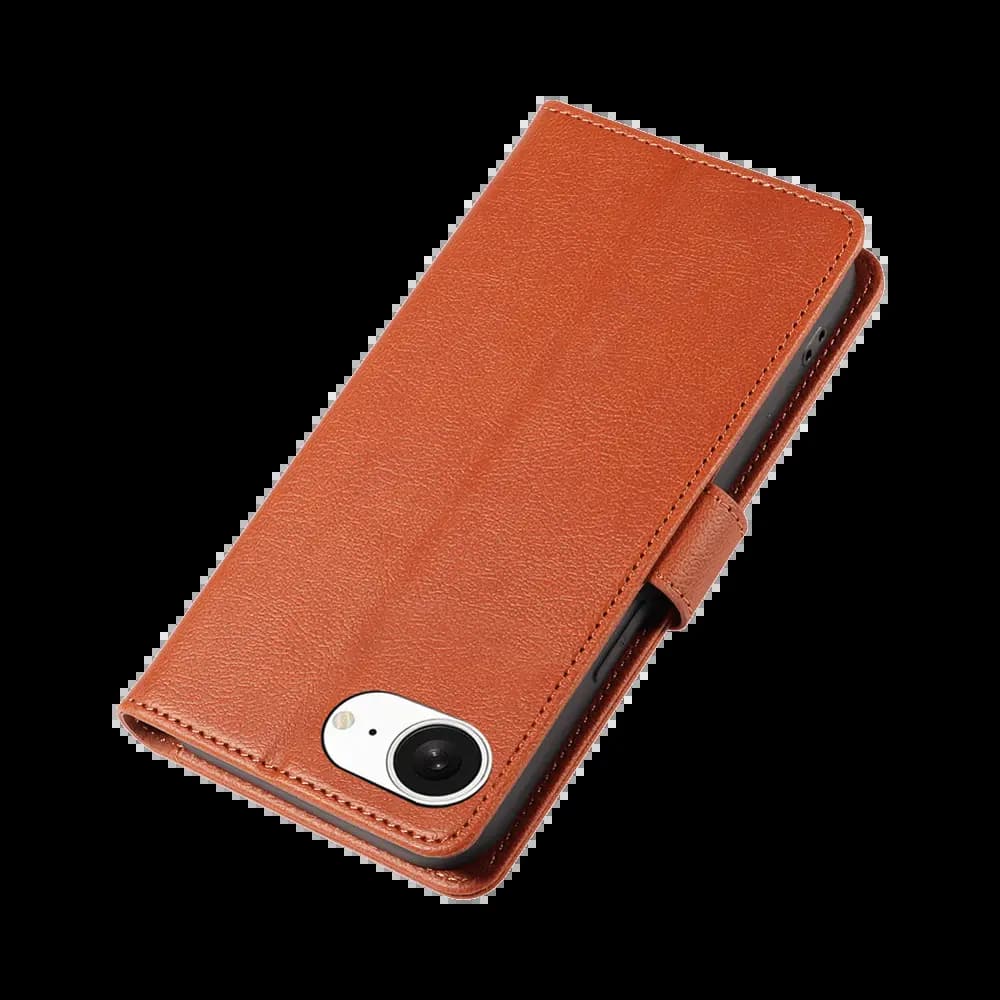 Housse folio anti-RFID iPhone 16e – PROTECT IP011 Marron - Vue 36