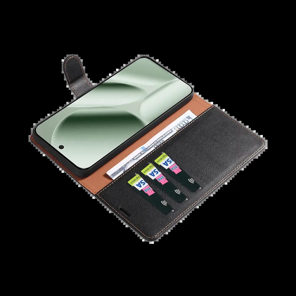 Housse folio anti-RFID compatible Google Pixel 9 Pro XL / 10 Pro XL PROTECT IP011 Noir - Vue 9