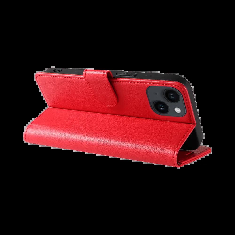 Housse folio anti-RFID iPhone 14 Plus – PROTECT IP011 Rouge - Vue 4