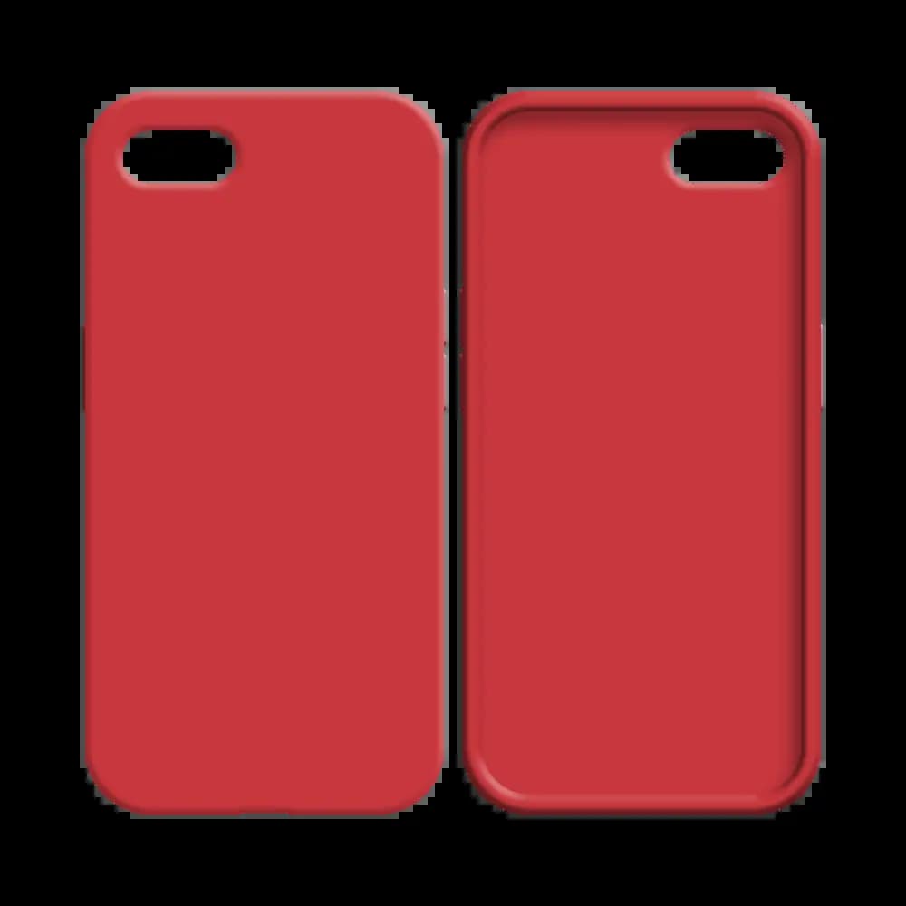Coque silicone iPhone 7 / 8 / SE - Rouge - Vue 8