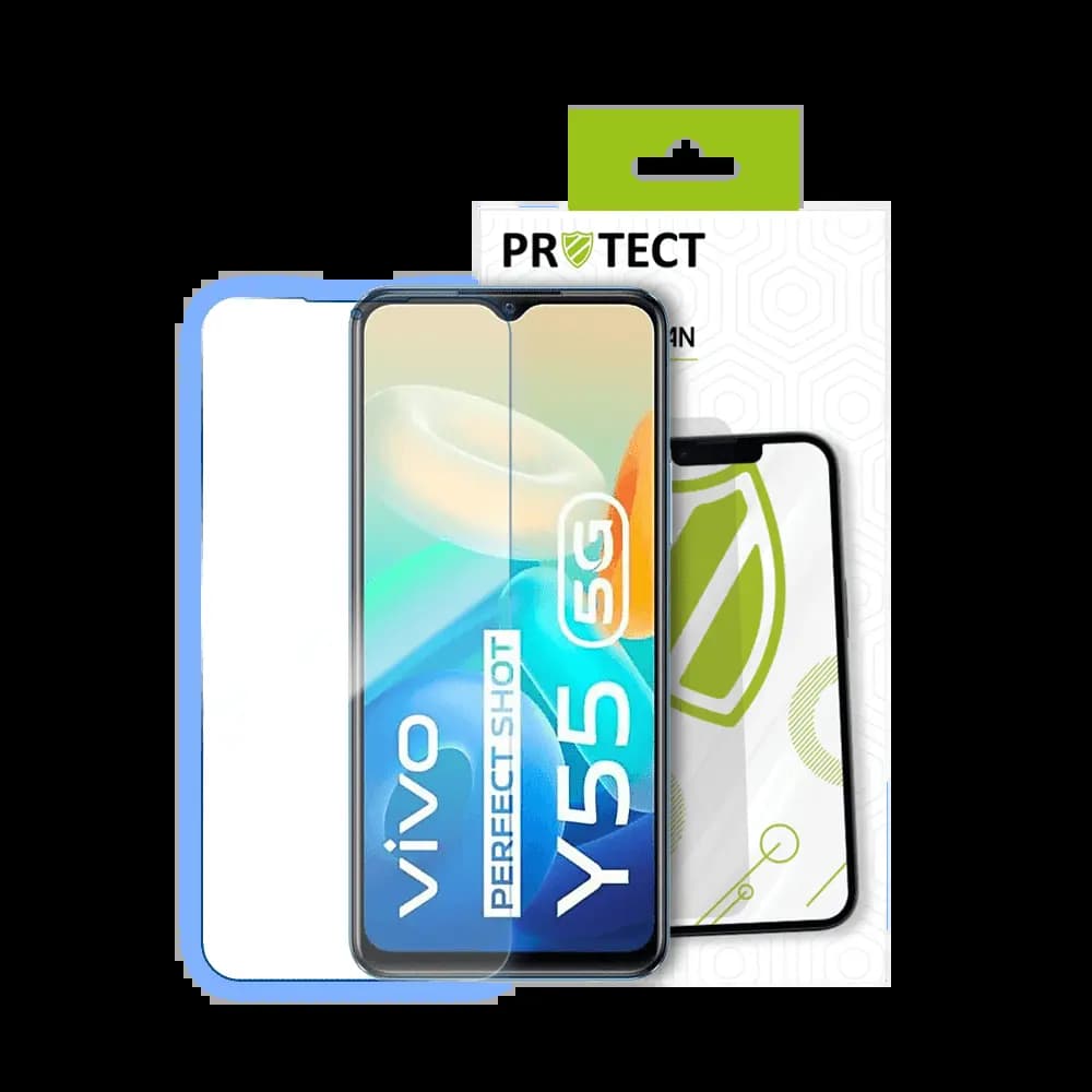 Verre trempé 9H – protection écran Vivo Y55 5G – PROTECT Transparent - Vue 16