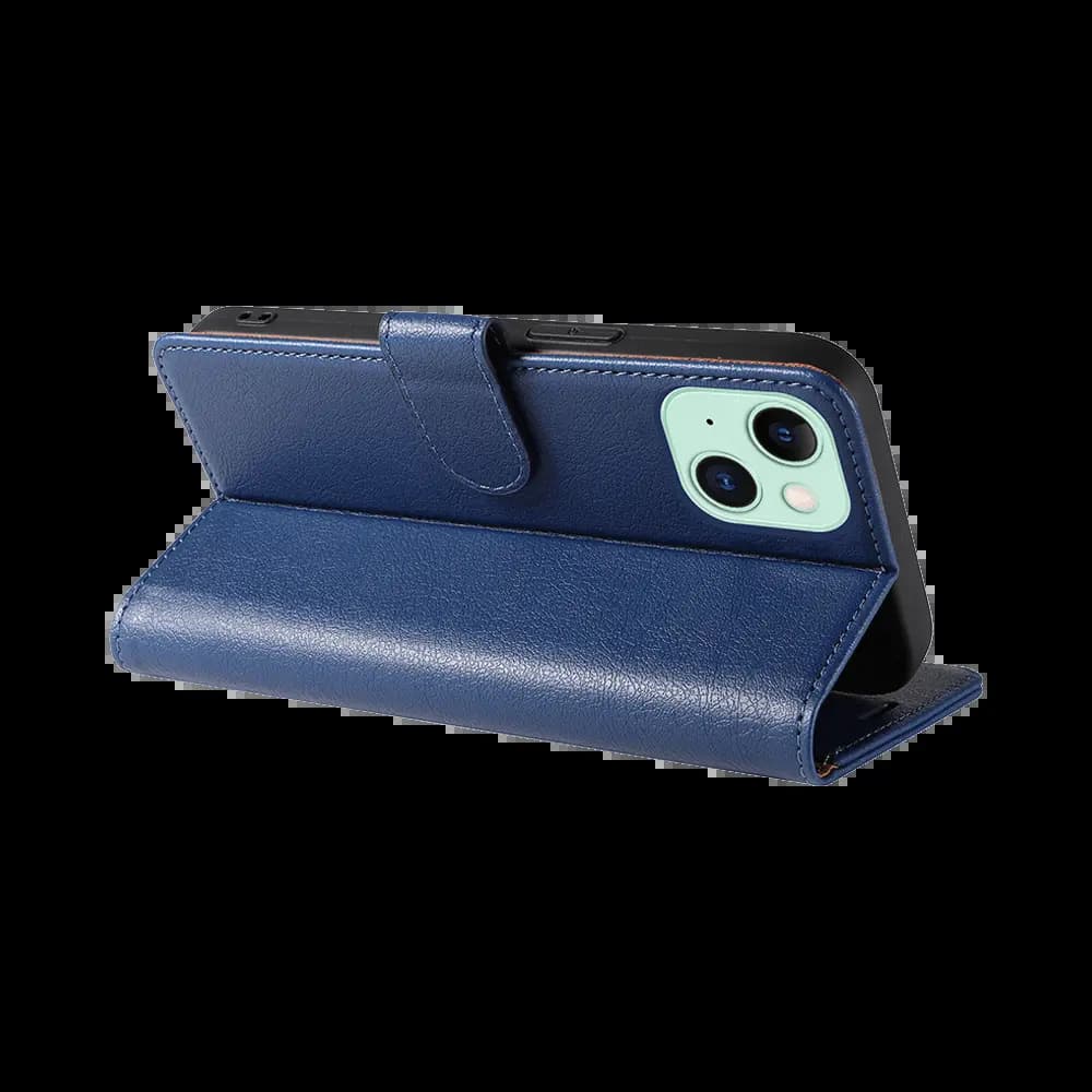 Housse folio anti-RFID iPhone 15 Plus – PROTECT IP011 Bleu Marine - Vue 4