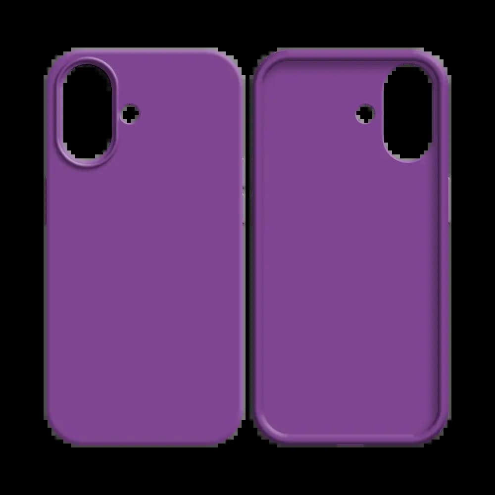 Coque silicone iPhone 16 Plus - Mauve - Vue 8
