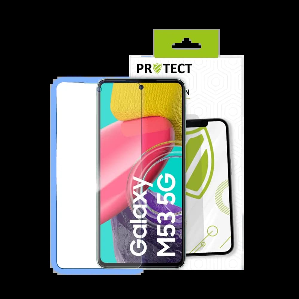 Verre trempé 9H – protection écran Samsung Galaxy M53 5G – PROTECT Transparent - Vue 16