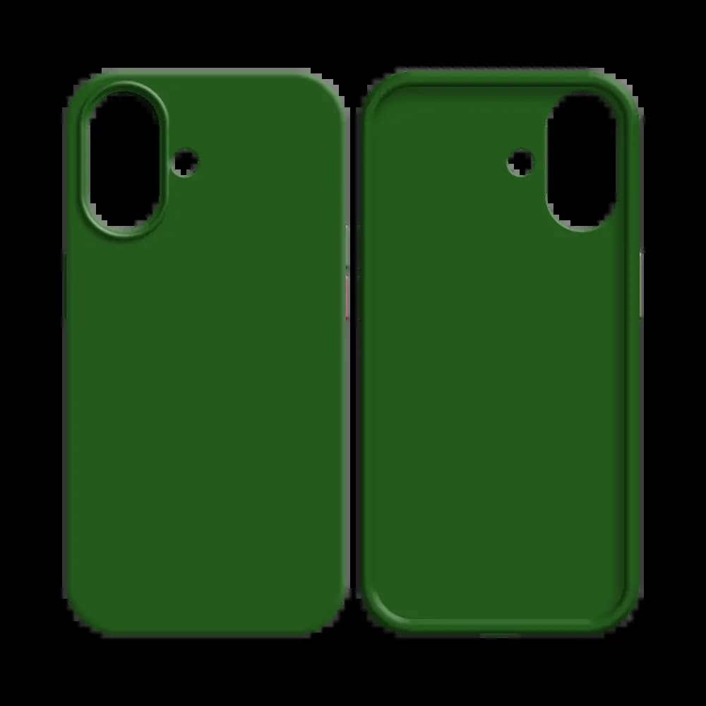 Coque silicone iPhone 17 - Vert Foncé - Vue 8