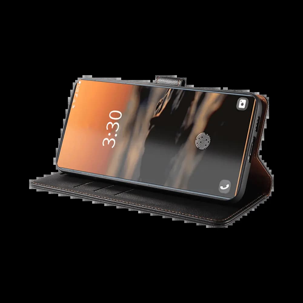 Housse folio anti-RFID Samsung Galaxy S22 Ultra – PROTECT IP011 Noir - Vue 13