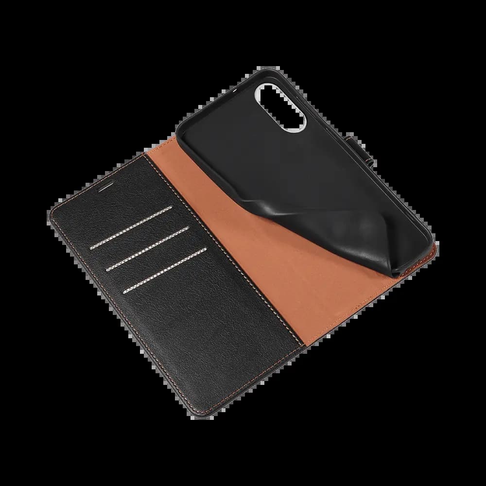 Housse folio anti-RFID Samsung Galaxy S25 Edge – PROTECT IP011 Noir - Vue 13