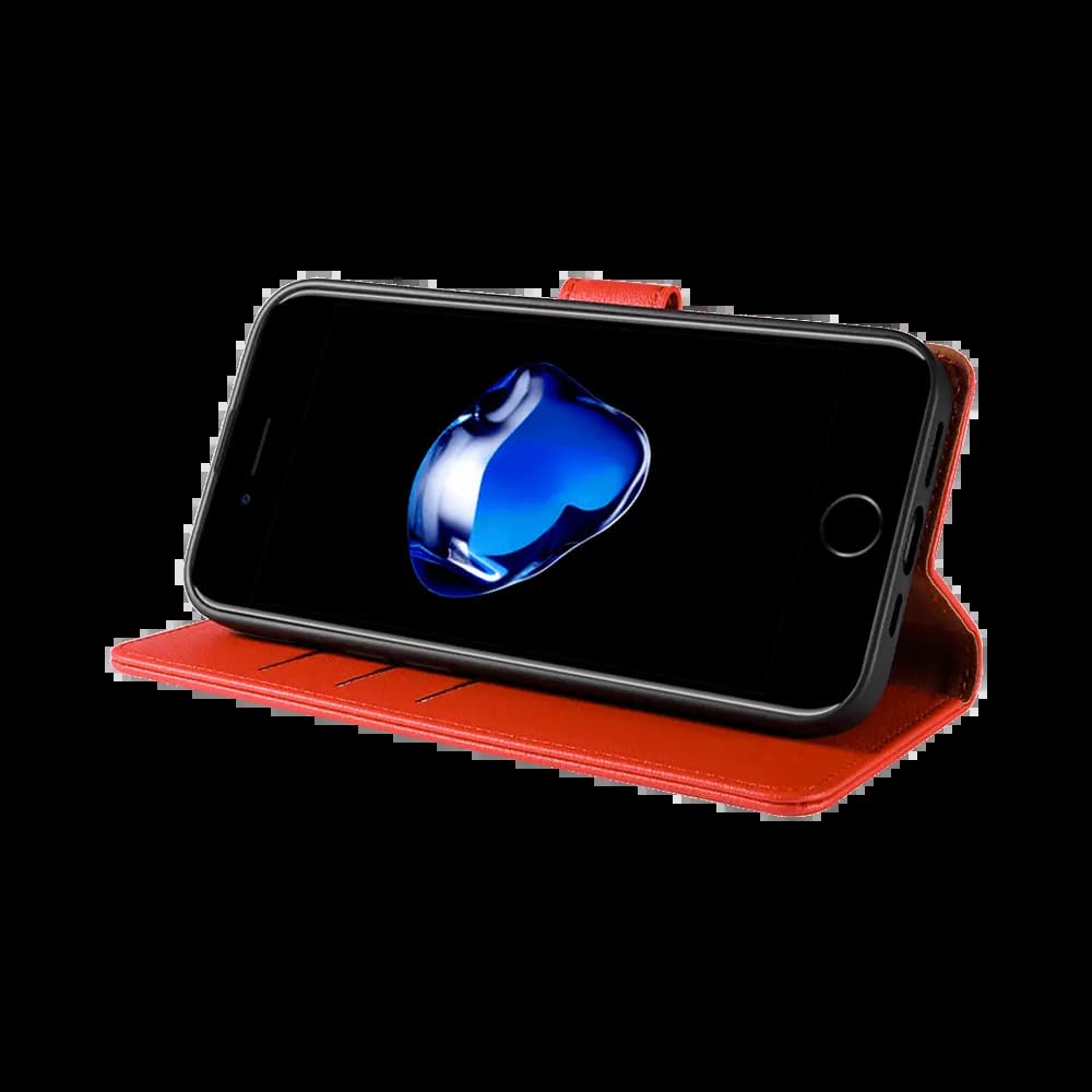 Housse folio anti-RFID iPhone 6 / 6S – PROTECT IP011 Rouge - Vue 10
