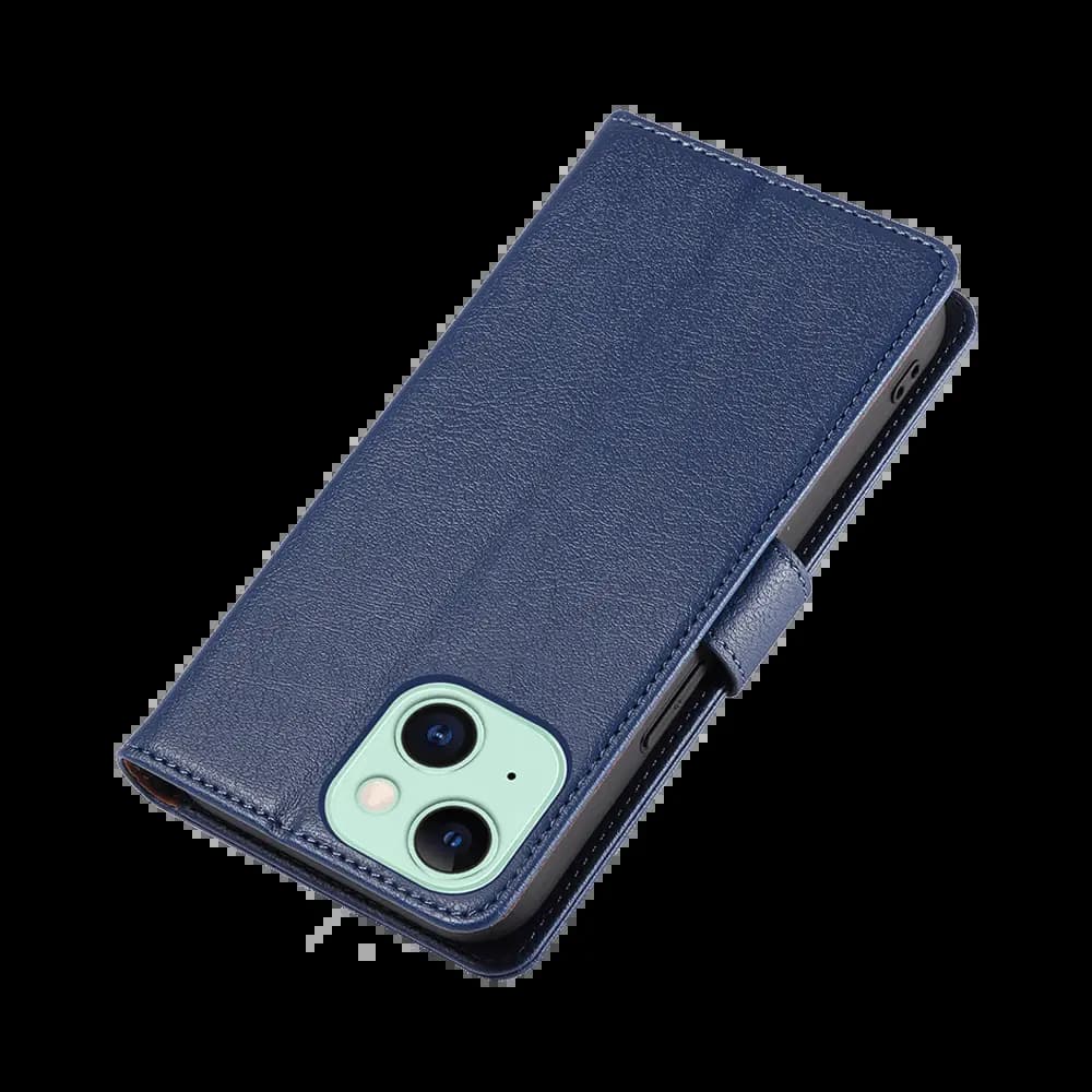 Housse folio anti-RFID iPhone 15 Plus – PROTECT IP011 Bleu Marine - Vue 36