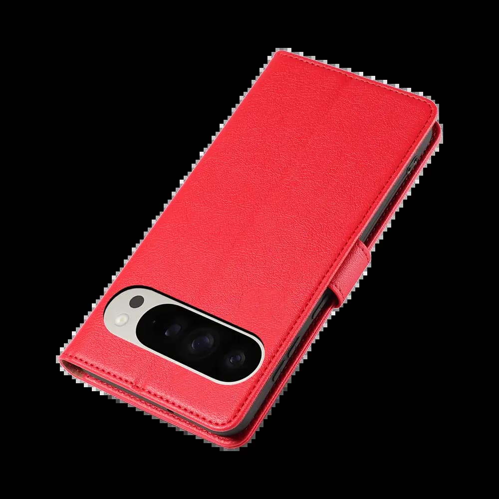 Housse folio anti-RFID compatible Google Pixel 9 / 9 Pro / 10/ 10 Pro PROTECT IP011 Rouge - Vue 36