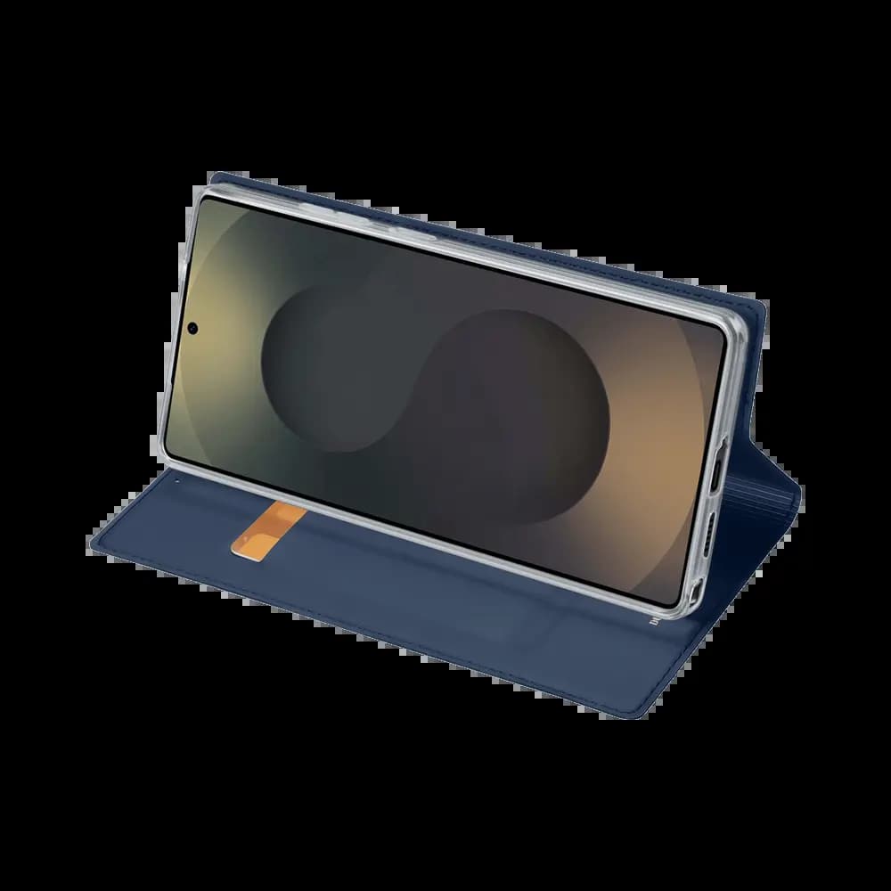 Housse folio Samsung Galaxy S25 Ultra porte-carte – Dux Ducis Skin Pro Noir - Vue 16