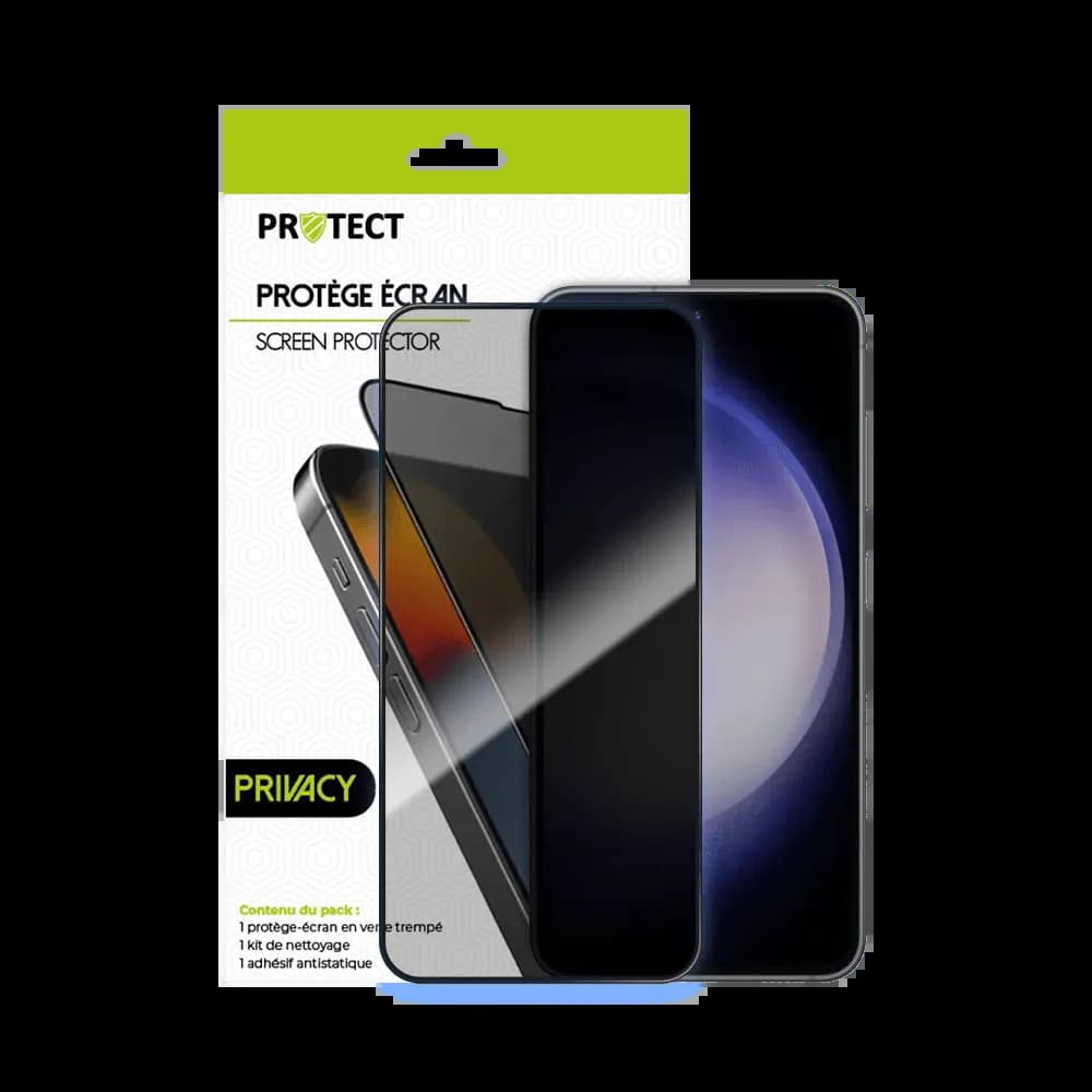 Verre trempé anti-espions 9H – Samsung Galaxy S23 5G – PROTECT Transparent - Vue 20