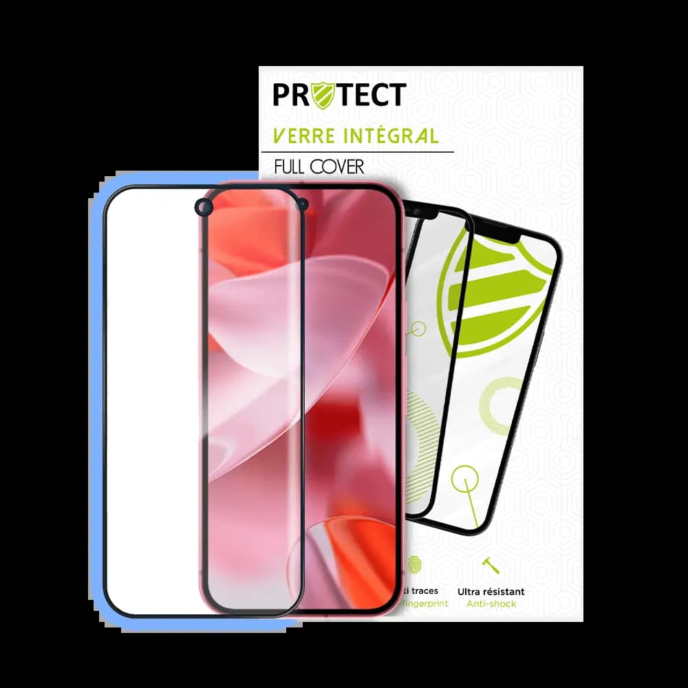 Verre trempé intégral 5D 9H – protection écran Google Pixel 9 – PROTECT Noir - Vue 16