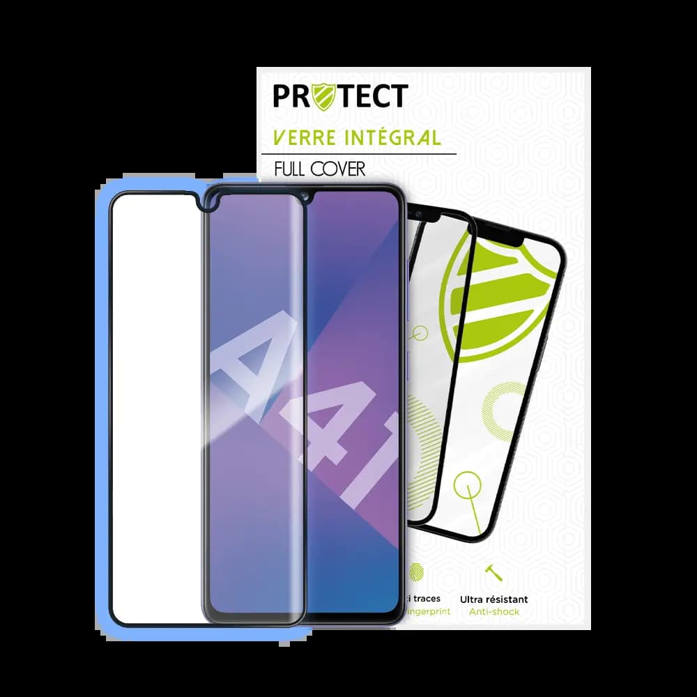 Verre trempé intégral Samsung Galaxy A41 protection écran 9H – PROTECT Noir - Vue 8